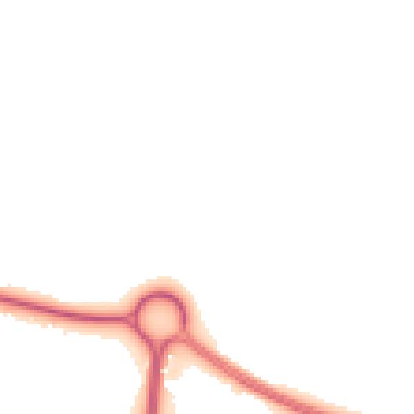 Night-time road noise heatmap for HP9 2RL