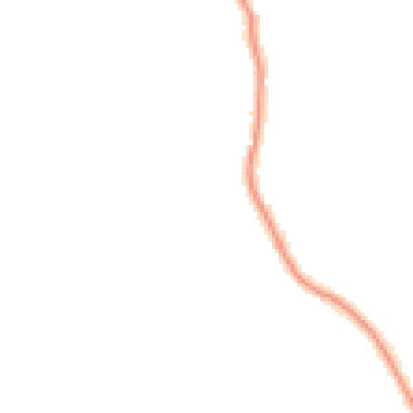 Night-time road noise heatmap for HP9 2TN