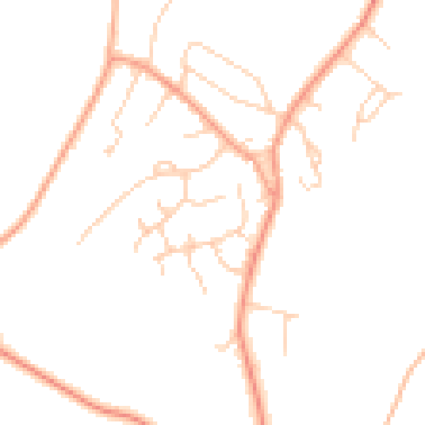 Daytime road noise heatmap for HP9 2XG