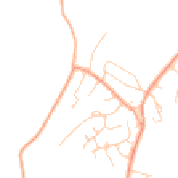 Daytime road noise heatmap for HP9 2XW