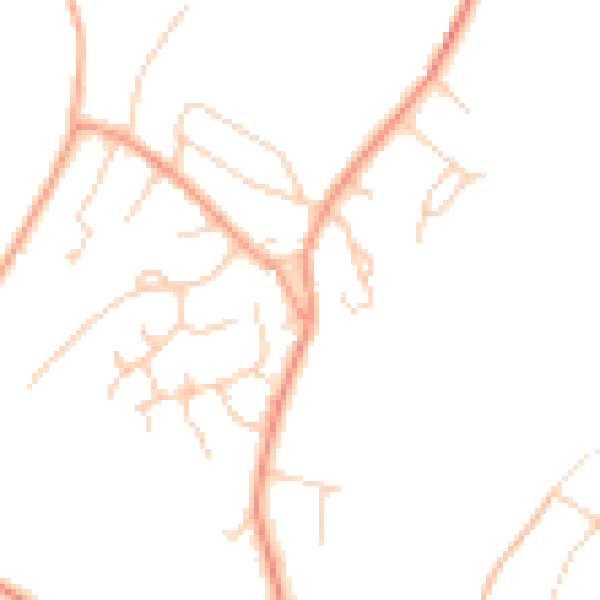 Daytime road noise heatmap for HP9 2YA