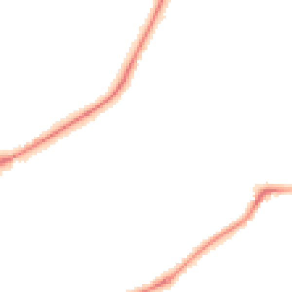 Night-time road noise heatmap for HR1 1RB
