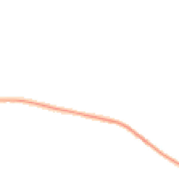 Night-time road noise heatmap for HR1 1YF