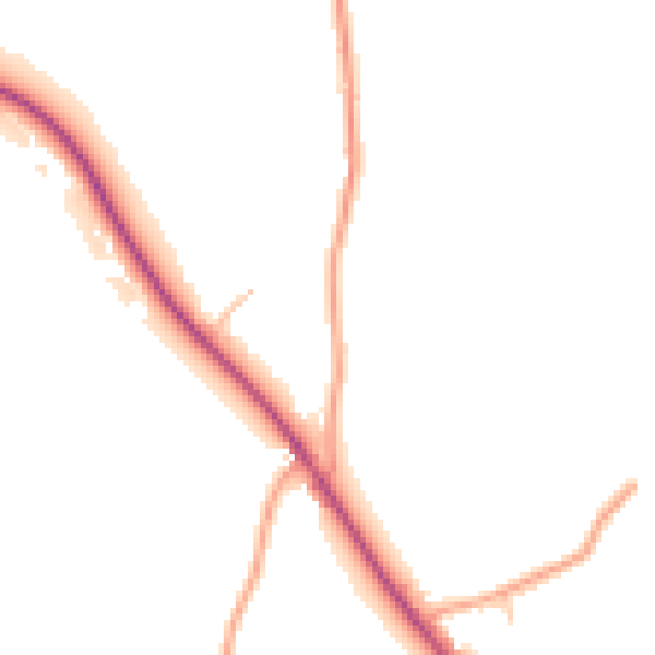 Daytime road noise heatmap for HR1 3LQ