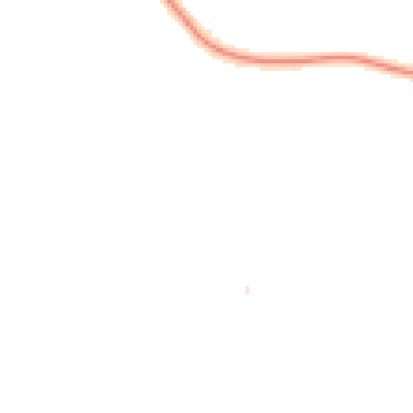 Night-time road noise heatmap for HR1 3LS