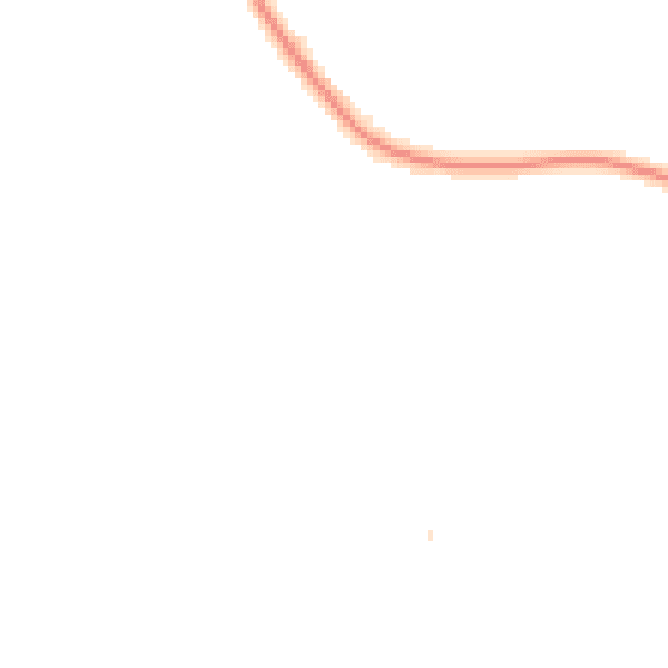Night-time road noise heatmap for HR1 3LT