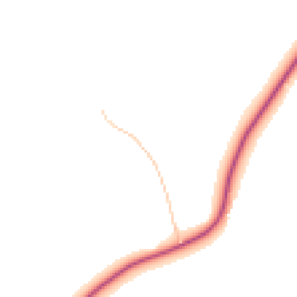 Daytime road noise heatmap for HR1 3QY