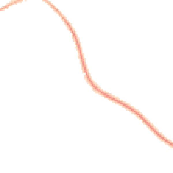 Night-time road noise heatmap for HR1 4BF