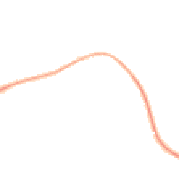 Night-time road noise heatmap for HR1 4DB