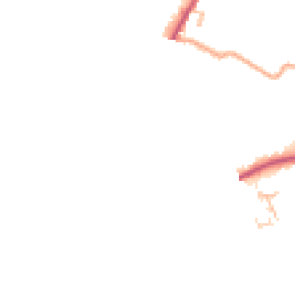 Daytime road noise heatmap for HR3 5AF