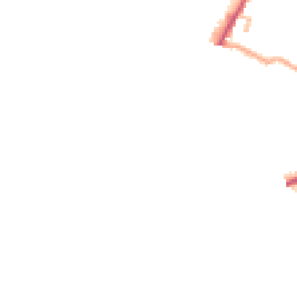 Daytime road noise heatmap for HR3 5BS