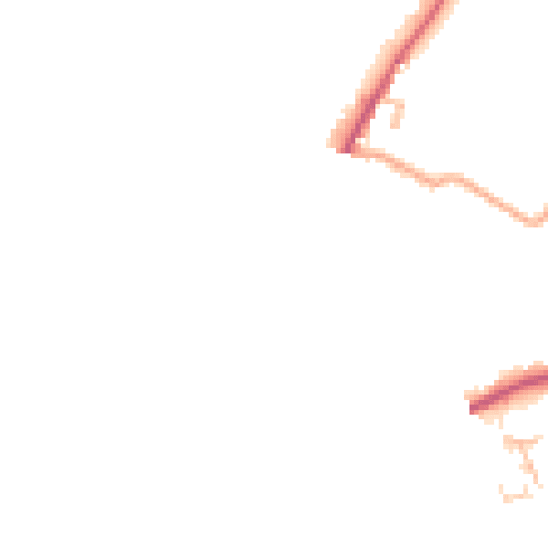 Daytime road noise heatmap for HR3 5DB