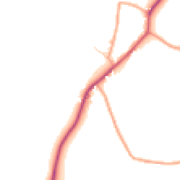 Daytime road noise heatmap for HR3 5HT
