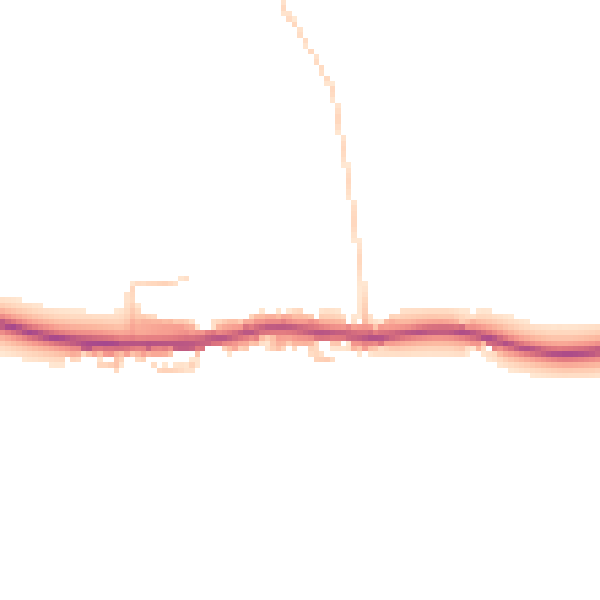 Daytime road noise heatmap for HR3 6AL