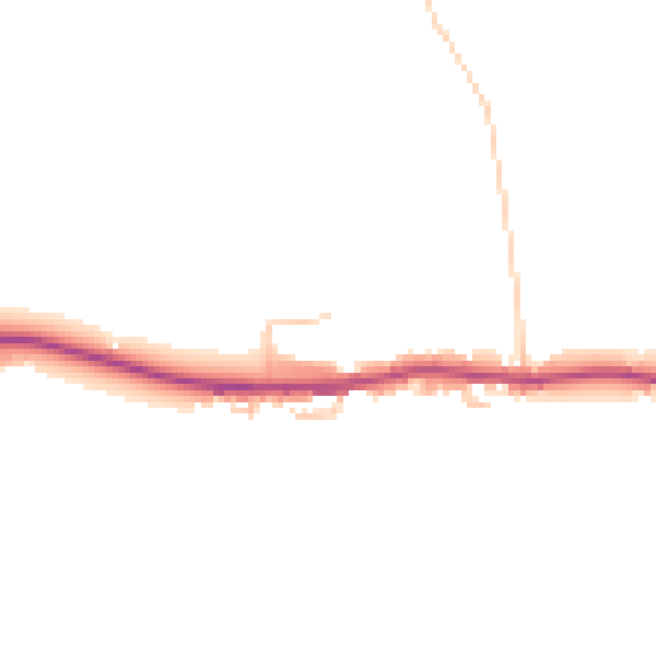 Daytime road noise heatmap for HR3 6BP
