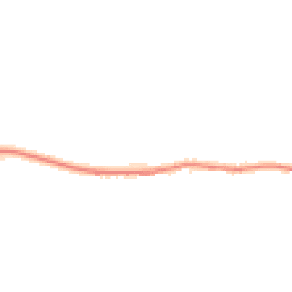 Night-time road noise heatmap for HR3 6BP