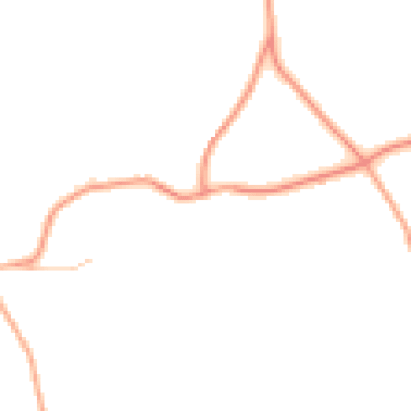 Daytime road noise heatmap for HR3 6BS
