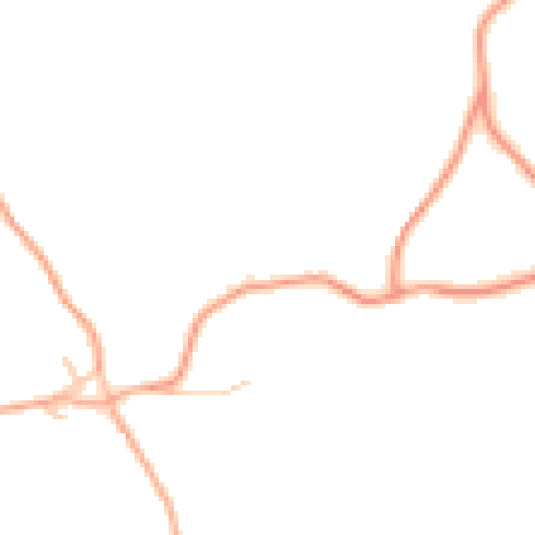 Daytime road noise heatmap for HR3 6BT