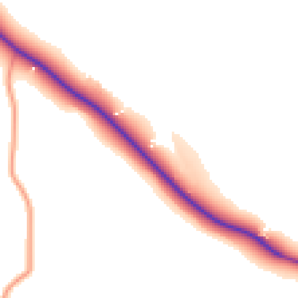 Daytime road noise heatmap for HR3 6DT