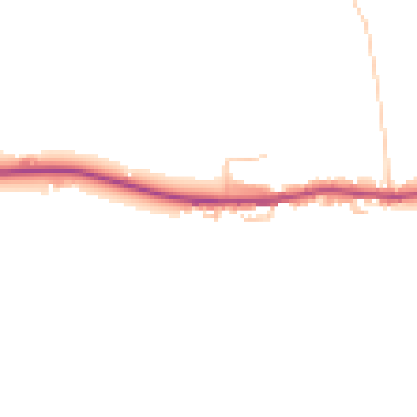 Daytime road noise heatmap for HR3 6EP