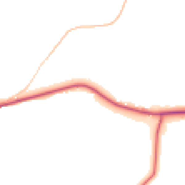 Daytime road noise heatmap for HR3 6ER