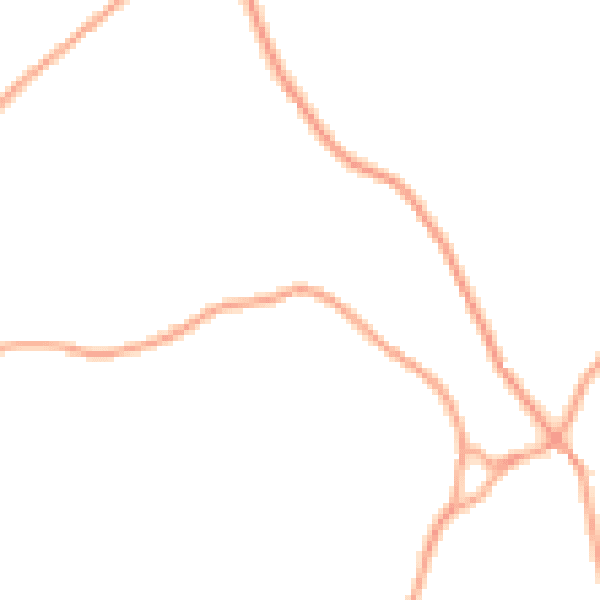 Daytime road noise heatmap for HR3 6HX