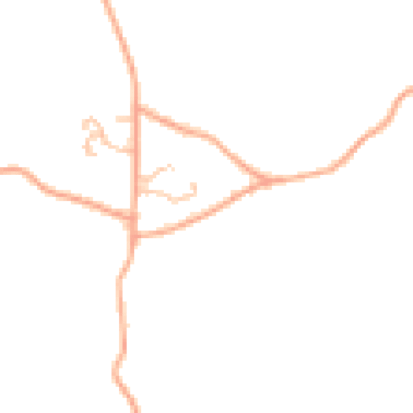 Daytime road noise heatmap for HR3 6LH