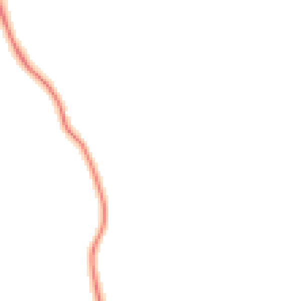 Night-time road noise heatmap for HR3 6LN