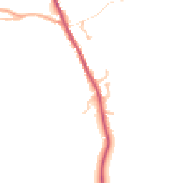 Daytime road noise heatmap for HR3 6NL