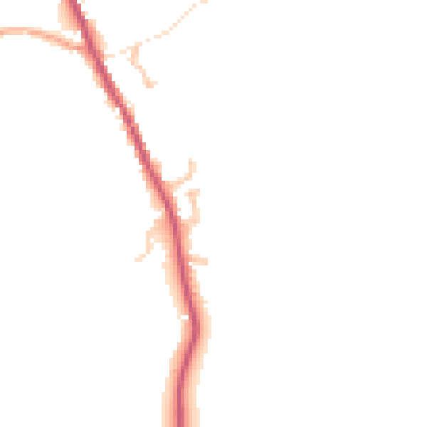 Daytime road noise heatmap for HR3 6PH