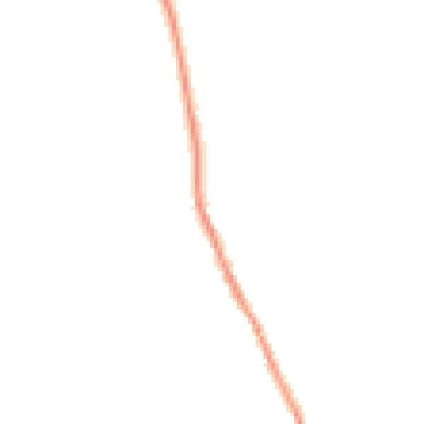 Night-time road noise heatmap for HR3 6PW