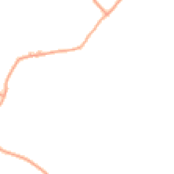 Daytime road noise heatmap for HR6 0AE