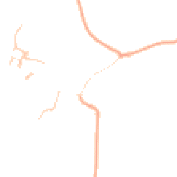 Daytime road noise heatmap for HR6 0BA