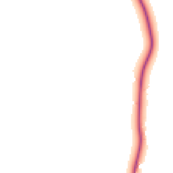 Daytime road noise heatmap for HR6 0DB