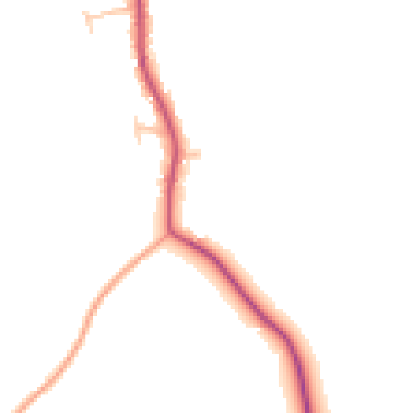 Daytime road noise heatmap for HR6 0FH