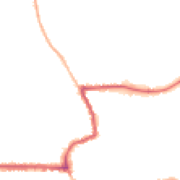 Night-time road noise heatmap for HR6 8FH