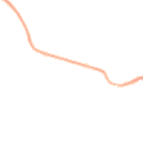 Night-time road noise heatmap for HR6 9NW