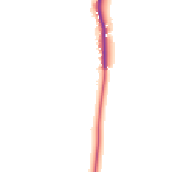 Daytime road noise heatmap for HR6 9SX