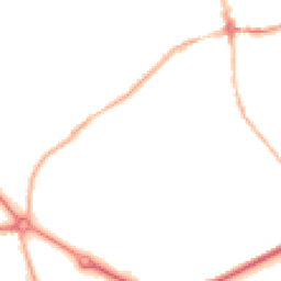 Night-time road noise heatmap for HR8 2EW