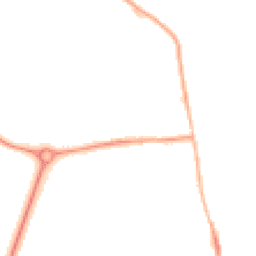 Night-time road noise heatmap for HR8 2NE