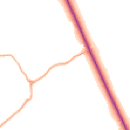 Daytime road noise heatmap for HR8 2QF