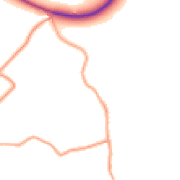 Daytime road noise heatmap for HR8 2RL