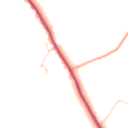 Daytime road noise heatmap for HR8 2SA