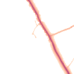 Daytime road noise heatmap for HR8 2SW