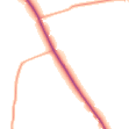 Daytime road noise heatmap for HR8 2TA