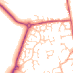 Daytime road noise heatmap for HR8 2UR