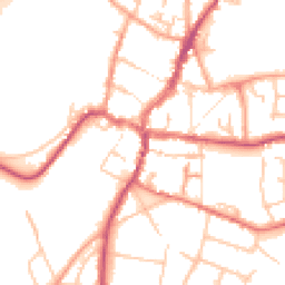 Daytime road noise heatmap for HR9 5BZ