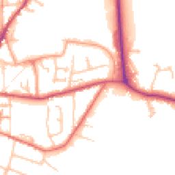 Daytime road noise heatmap for HR9 5NA