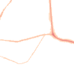 Night-time road noise heatmap for HR9 5NA
