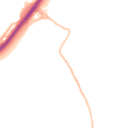 Night-time road noise heatmap for HR9 6BJ